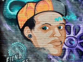 Fietstocht langs graffiti en street art