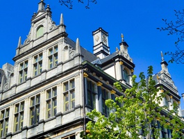 An inside look in the town hall of Ghent